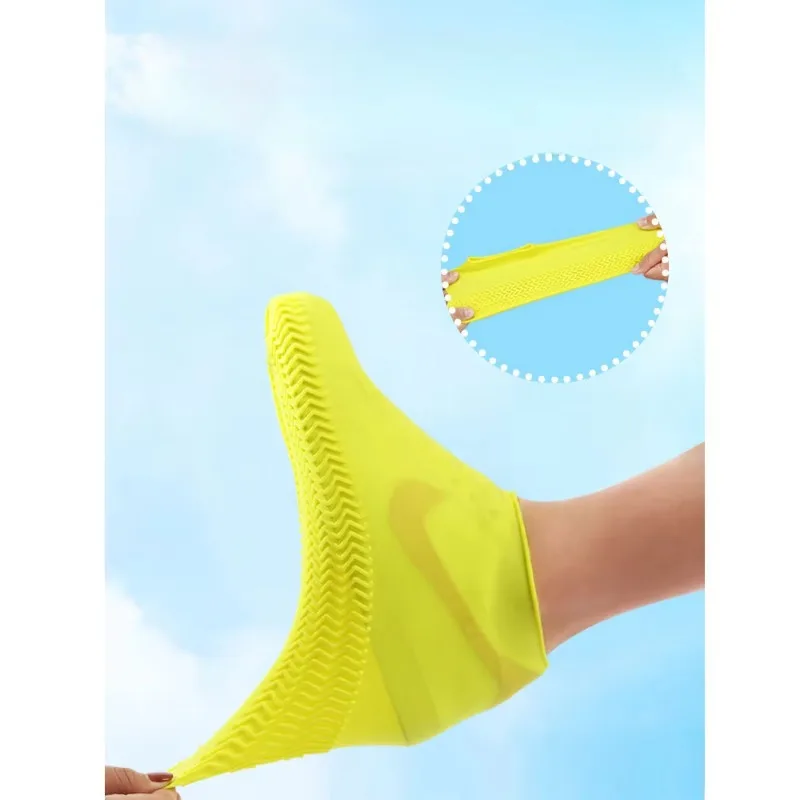 1 Pair Waterproof Non-slip Silicone Shoe High Elastic Wear-resistant Unisex Rain Boots for Outdoor Rainy Day Reusable Shoe Cover
1 Pair Waterproof Non-slip Silicone Shoe High Elastic Wear-resistant Unisex Rain Boots for Outdoor Rainy Day Reusable Shoe Cover