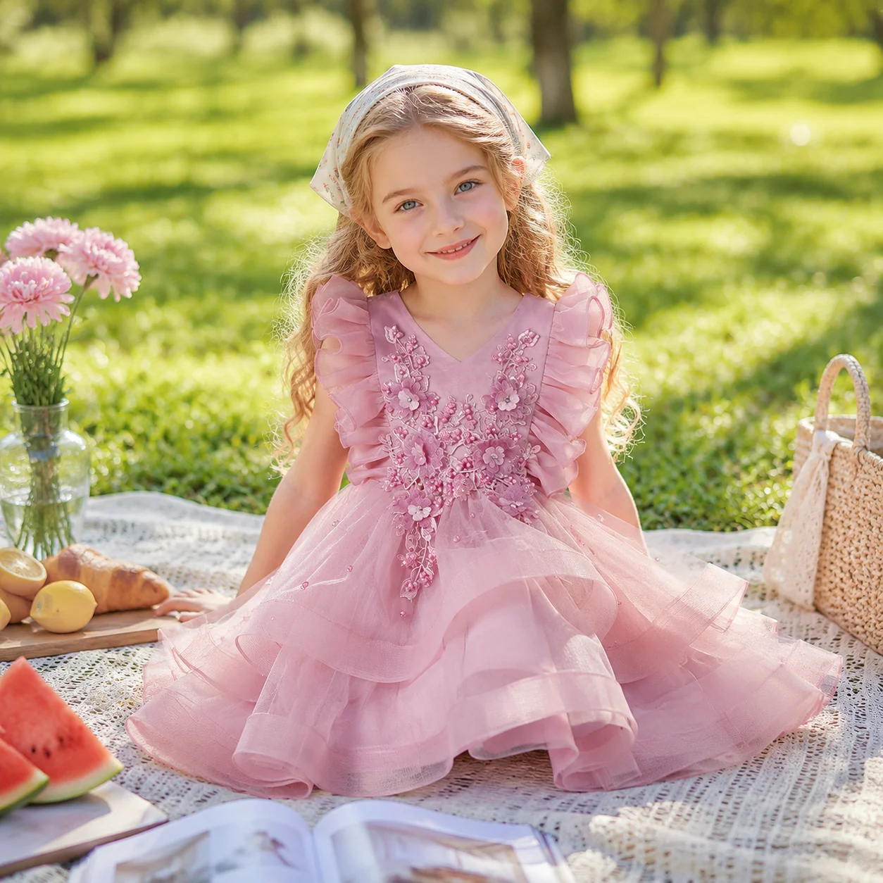 Children's Princess Dress Summer Small Flying Sleeve Fluffy Mesh Tutu Dress Trailing Long Skirt for Birthday and Party White
Children's Princess Dress Summer Small Flying Sleeve Fluffy Mesh Tutu Dress Trailing Long Skirt for Birthday and Party White
