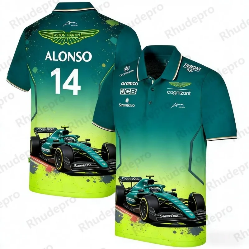 Aston Martin Team Alonso 14 Racing Theme Polo Shirt Fan Commemorative Casual Sports Top Breathable Comfortable Daily Wear
Aston Martin Team Alonso 14 Racing Theme Polo Shirt Fan Commemorative Casual Sports Top Breathable Comfortable Daily Wear