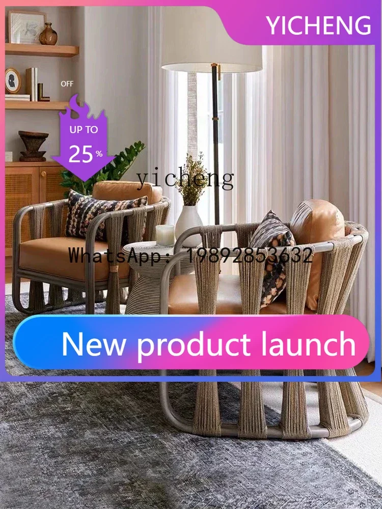 Outdoor Sofa Sun Protection Small Apartment Single Leisure Couch Furniture Balcony Small Coffee Table
Outdoor Sofa Sun Protection Small Apartment Single Leisure Couch Furniture Balcony Small Coffee Table