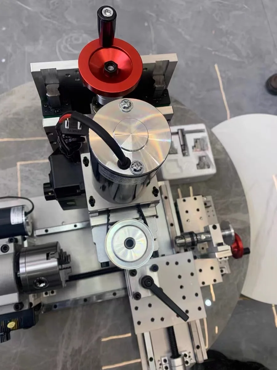 Gold Seller Multi-Function Manual Assembly Precision Turning, Milling and Drilling Integrated Home Mini Lathe DIY Lathe