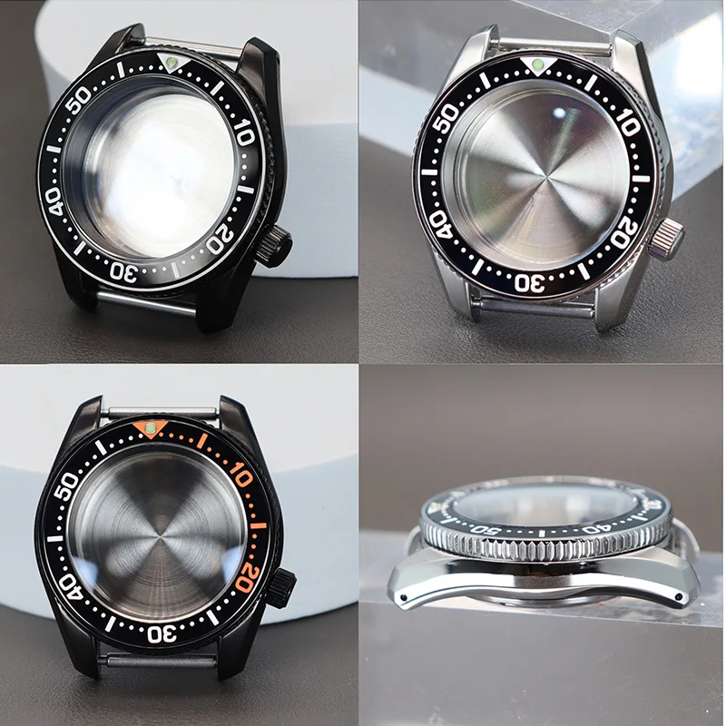 Silvery/Black 42mm Steel Watch Cases For NH35 NH36 NH34 NH38 NH70 Movement watch accessories 28.5mm Dial Sapphire Crystal Glass
Silvery/Black 42mm Steel Watch Cases For NH35 NH36 NH34 NH38 NH70 Movement watch accessories 28.5mm Dial Sapphire Crystal Glass