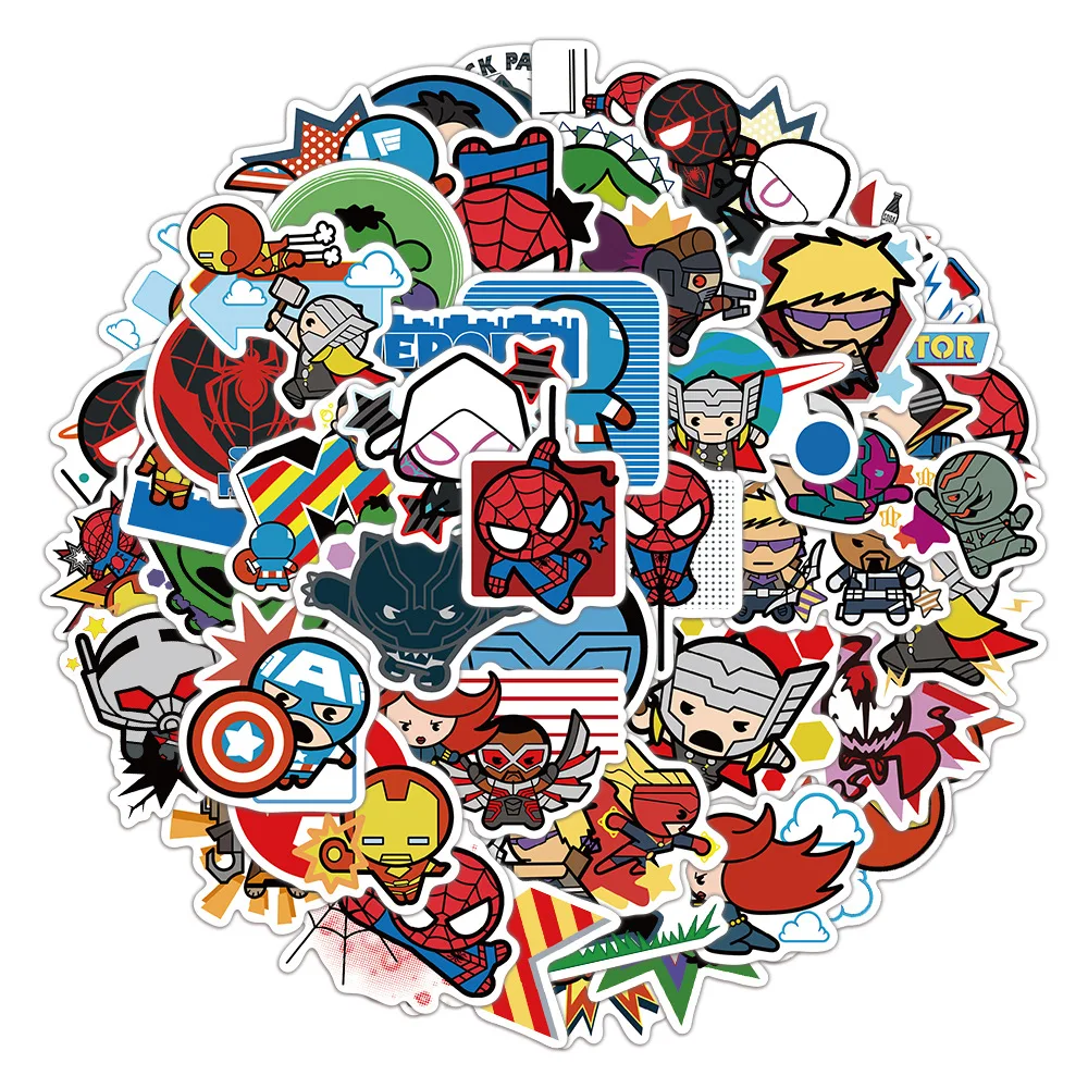 50pcs Chibi Marvel The Avengers Cartoon Graffiti Stickers Waterproof Diy Decals For Laptop Luggage Notebook Thermos Ipad Decor
50pcs Chibi Marvel The Avengers Cartoon Graffiti Stickers Waterproof Diy Decals For Laptop Luggage Notebook Thermos Ipad Decor