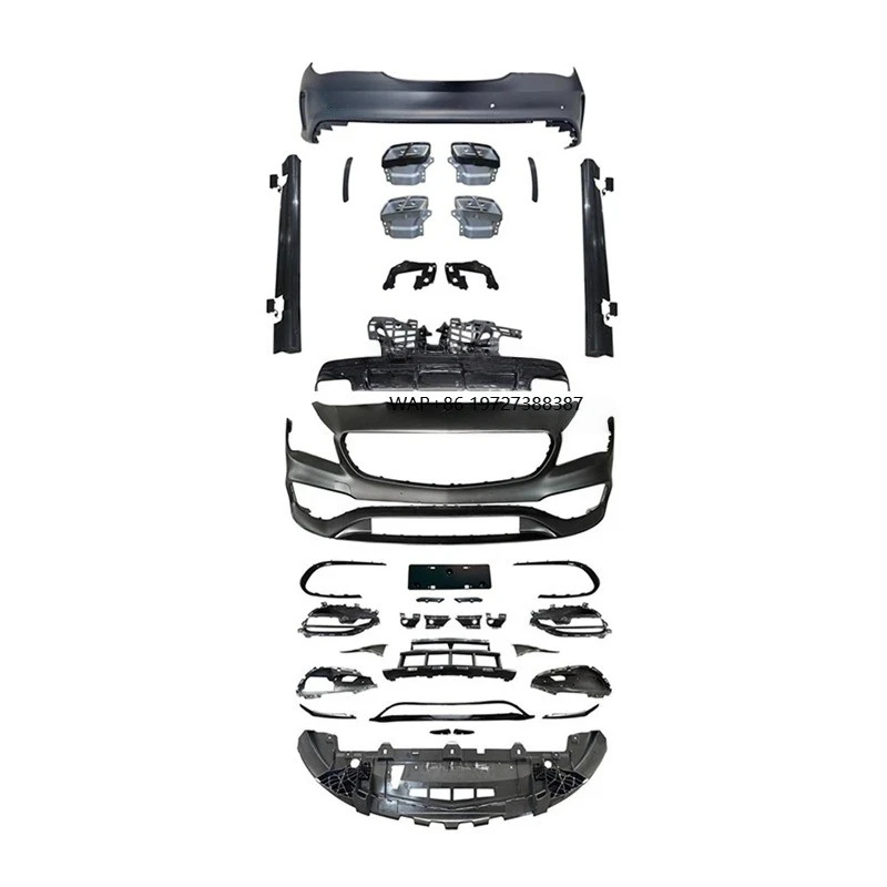 for CLA-Class W117 Modification Body Kit 45 Bumper Assembly Front Rear Bumpers Front Lip Side Skirts Kit
for CLA-Class W117 Modification Body Kit 45 Bumper Assembly Front Rear Bumpers Front Lip Side Skirts Kit