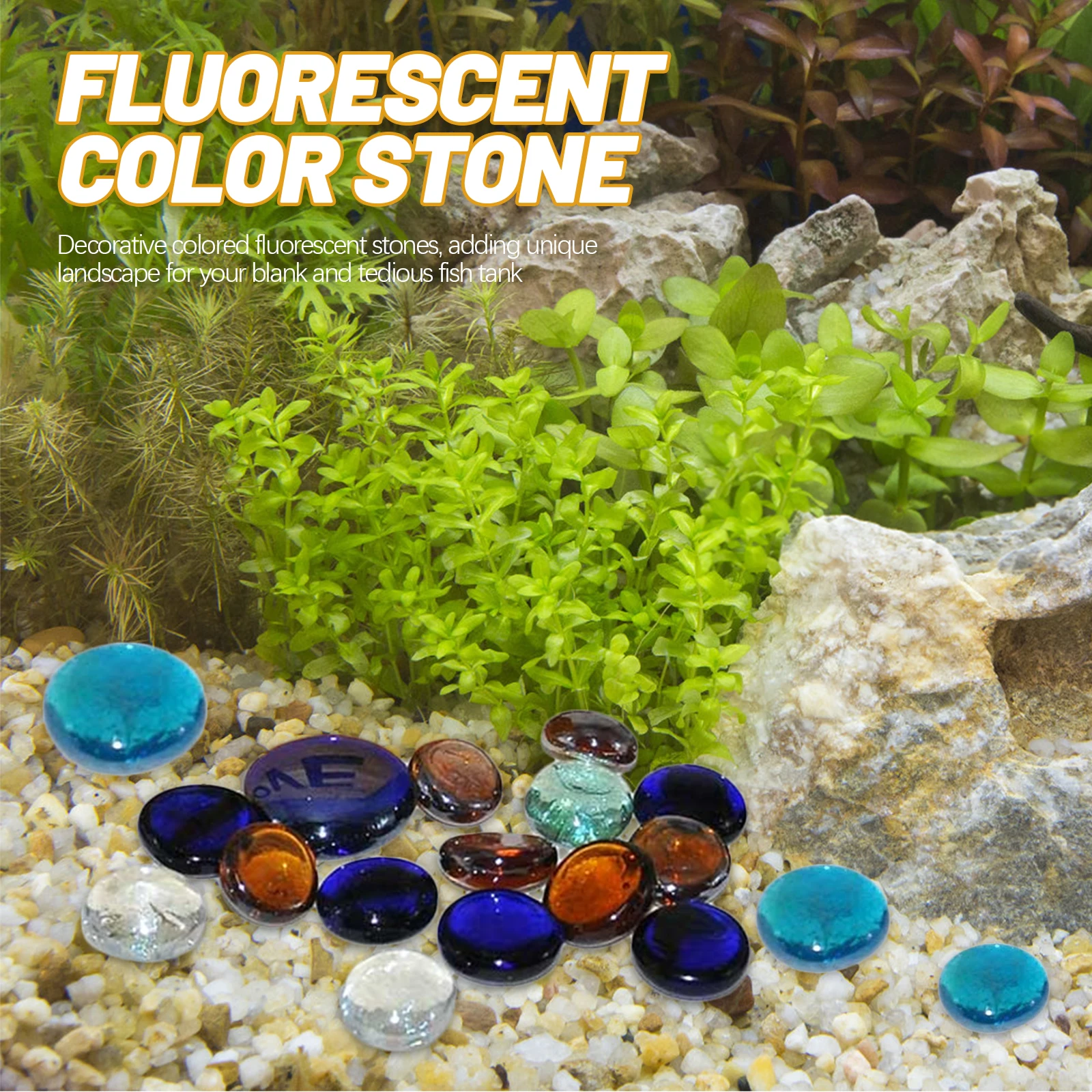 Glowing Fluorescent Stone Decorations Fish Tank Gravel Aquarium Rocks Safe Stones Pebbles Water Garden Sand Ponds
Glowing Fluorescent Stone Decorations Fish Tank Gravel Aquarium Rocks Safe Stones Pebbles Water Garden Sand Ponds