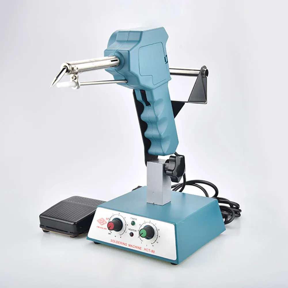 External Heating Type Soldering Machine, Terminal Wire Welding Soldering Machine for dia 0.6-1.0mm solder wire HCT-80
External Heating Type Soldering Machine, Terminal Wire Welding Soldering Machine for dia 0.6-1.0mm solder wire HCT-80