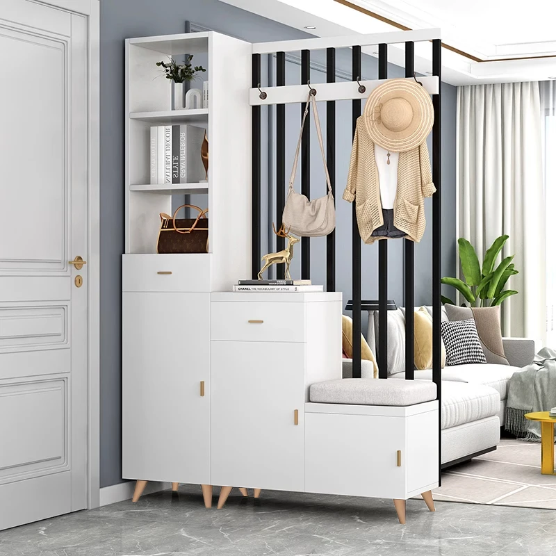 Entrance cabinet, living room partition, home shoe cabinet, home door with screen integrated shelf, modern simple foyer cabinet
Entrance cabinet, living room partition, home shoe cabinet, home door with screen integrated shelf, modern simple foyer cabinet