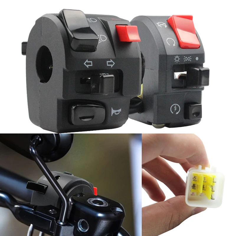 7/8" 22mm Motorcycle Switches Motorbike Horn Button Turn Signal Electric Fog Lamp Light Start Handlebar Controller Switch
7/8" 22mm Motorcycle Switches Motorbike Horn Button Turn Signal Electric Fog Lamp Light Start Handlebar Controller Switch