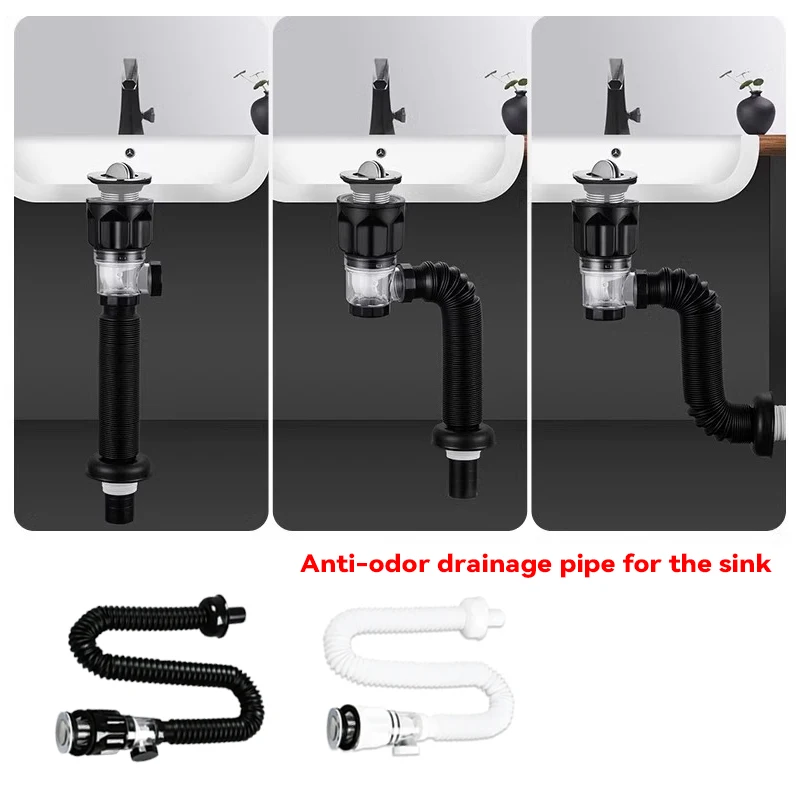Kitchen Bathroom Basin Drain Pipe Bath Flexible Universal Sink Sink Drain Hose Sink Basin Drain Pipe
Kitchen Bathroom Basin Drain Pipe Bath Flexible Universal Sink Sink Drain Hose Sink Basin Drain Pipe
