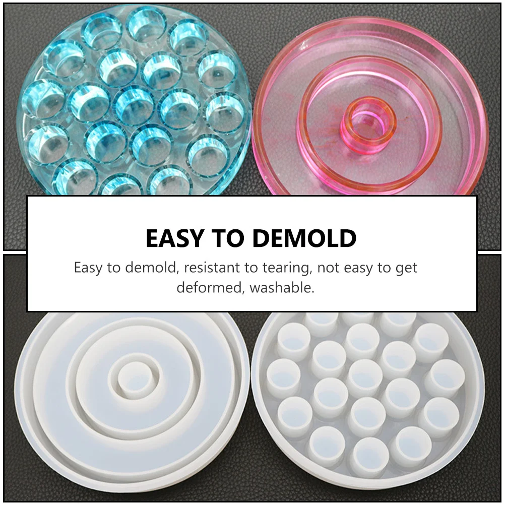 2Pcs Silicone Epoxy Mold DIY Lipstick Storage Box Mold Round Pigment Holder Creative Molds Pigment Box Making Molds
2Pcs Silicone Epoxy Mold DIY Lipstick Storage Box Mold Round Pigment Holder Creative Molds Pigment Box Making Molds