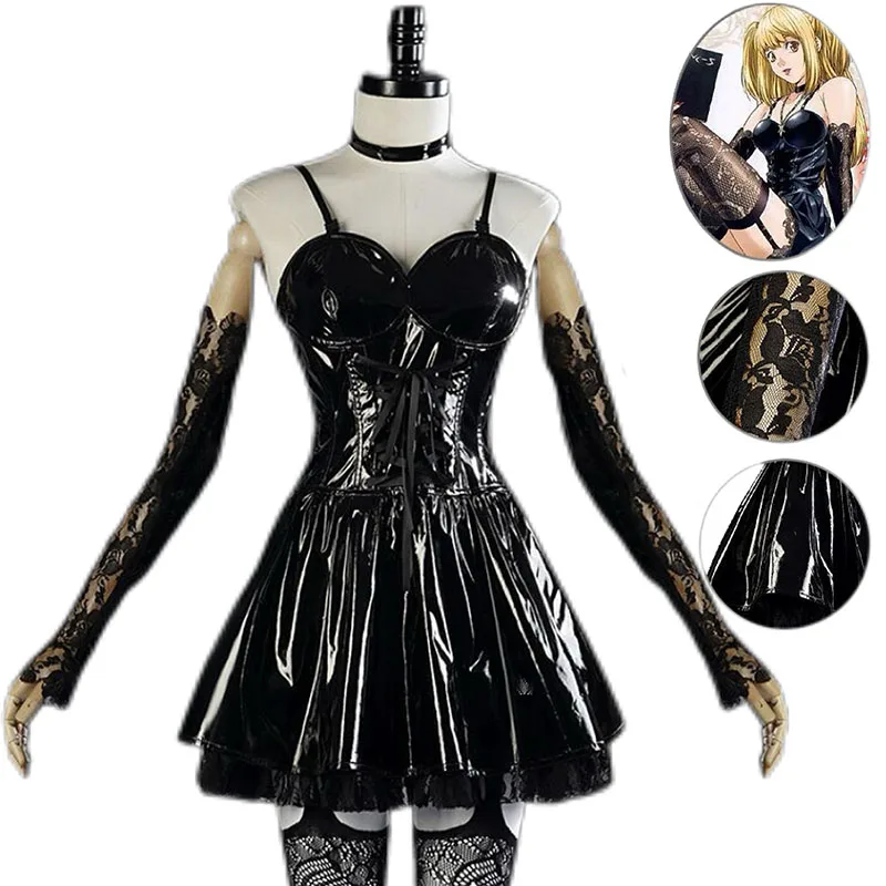 Women Costume Death Note Cosplay Costumes Mihaisha Cos Clothing Leather Skirt Anime Characters Clothes Performance Party Outfit
Women Costume Death Note Cosplay Costumes Mihaisha Cos Clothing Leather Skirt Anime Characters Clothes Performance Party Outfit