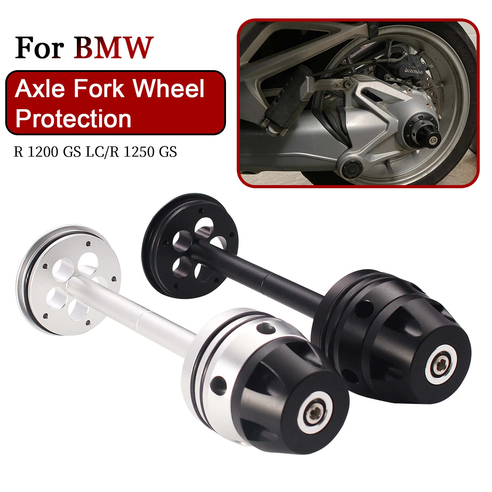 Rear Front Axle Fork Wheel Protection For BMW R 1200 GS LC /R 1200 R LC/ R 1250 GS /R 1250 R Crash Frame Slider Fall Protection
Rear Front Axle Fork Wheel Protection For BMW R 1200 GS LC /R 1200 R LC/ R 1250 GS /R 1250 R Crash Frame Slider Fall Protection