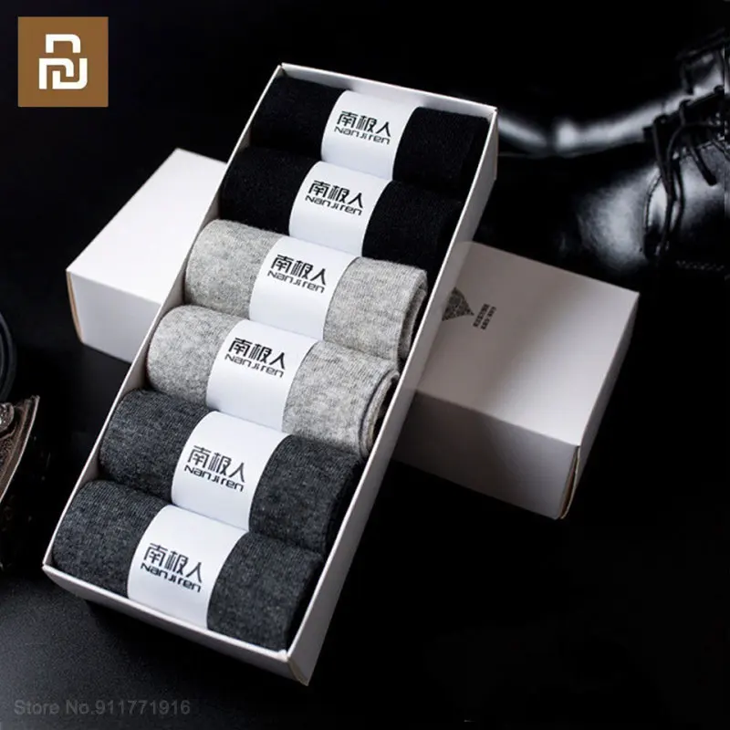6 Pairs/lot Youpin Men's Cotton Socks New Style Black Business Men Socks Soft Breathable Socks Fashion Simple Wild Male Socks
6 Pairs/lot Youpin Men's Cotton Socks New Style Black Business Men Socks Soft Breathable Socks Fashion Simple Wild Male Socks