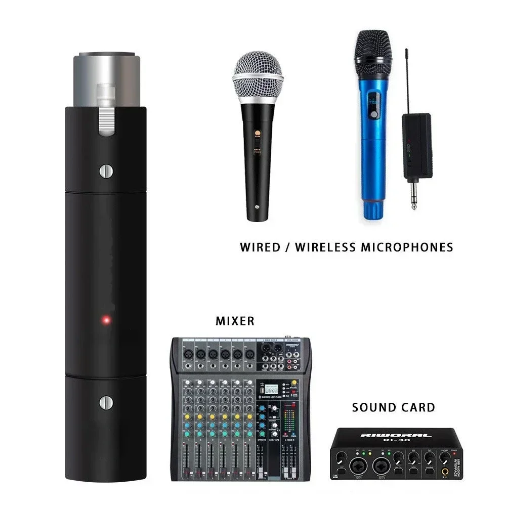 GAZ-MA1 48V Dynamic Microphone Stage Talk All-Directional Pickup Dynamic Preamplifier Wired Microphone Amplifier Recording Gain
GAZ-MA1 48V Dynamic Microphone Stage Talk All-Directional Pickup Dynamic Preamplifier Wired Microphone Amplifier Recording Gain