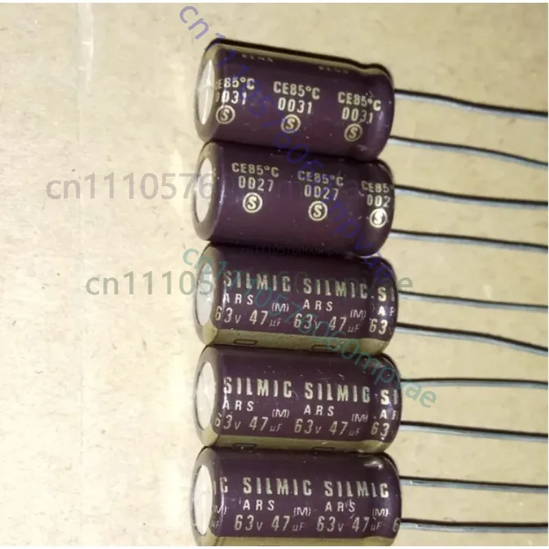 10pcs Original Japanese ELNA 63V 47UF SILMIC ARS 10x20 Brown God Copper Fever Audio Electrolytic Capacitor
10pcs Original Japanese ELNA 63V 47UF SILMIC ARS 10x20 Brown God Copper Fever Audio Electrolytic Capacitor
