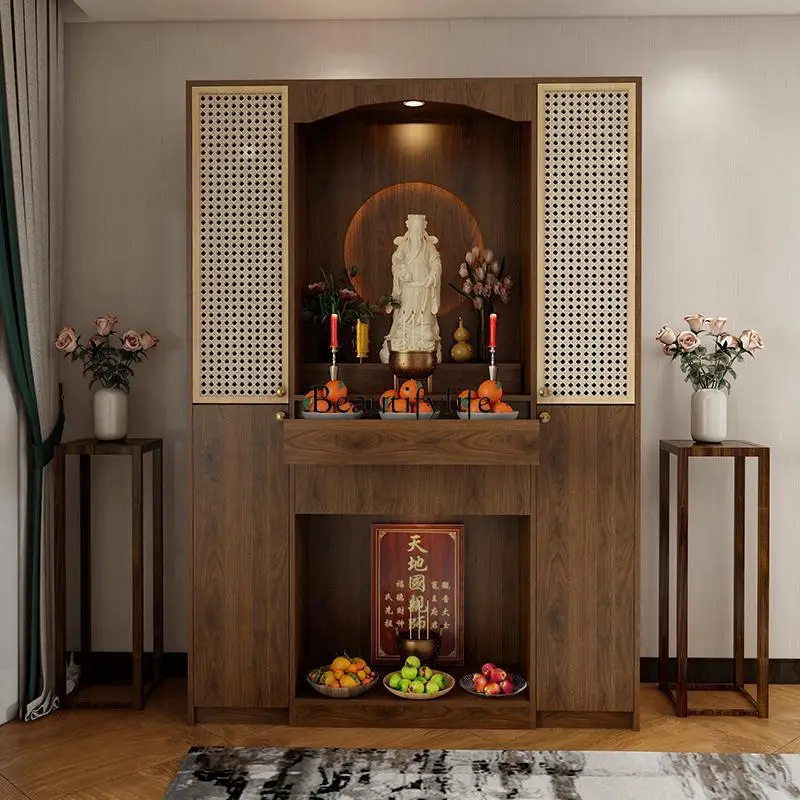 Shentai Offering Table Household Incense Case Offering Small God's Place Zhongtang Buddha Cabinet Solid Wood
Shentai Offering Table Household Incense Case Offering Small God's Place Zhongtang Buddha Cabinet Solid Wood