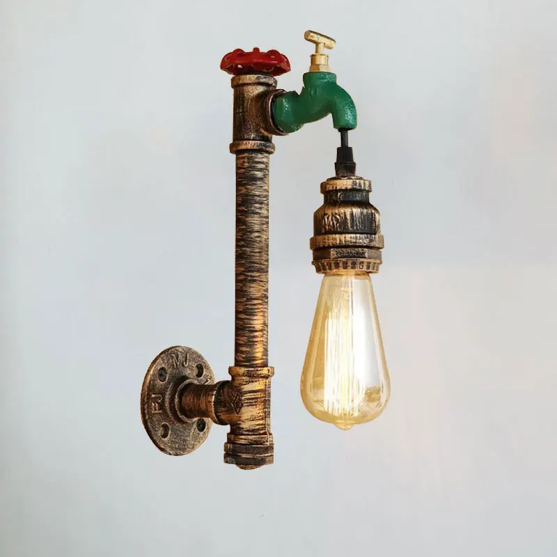 E27 Wall Sconce Retro Loft Vintage Water Pipe Wall Light Cafe Bar Bedroom Club Bedside Corridor Aisle Restaurant Wall Lamp 
E27 Wall Sconce Retro Loft Vintage Water Pipe Wall Light Cafe Bar Bedroom Club Bedside Corridor Aisle Restaurant Wall Lamp