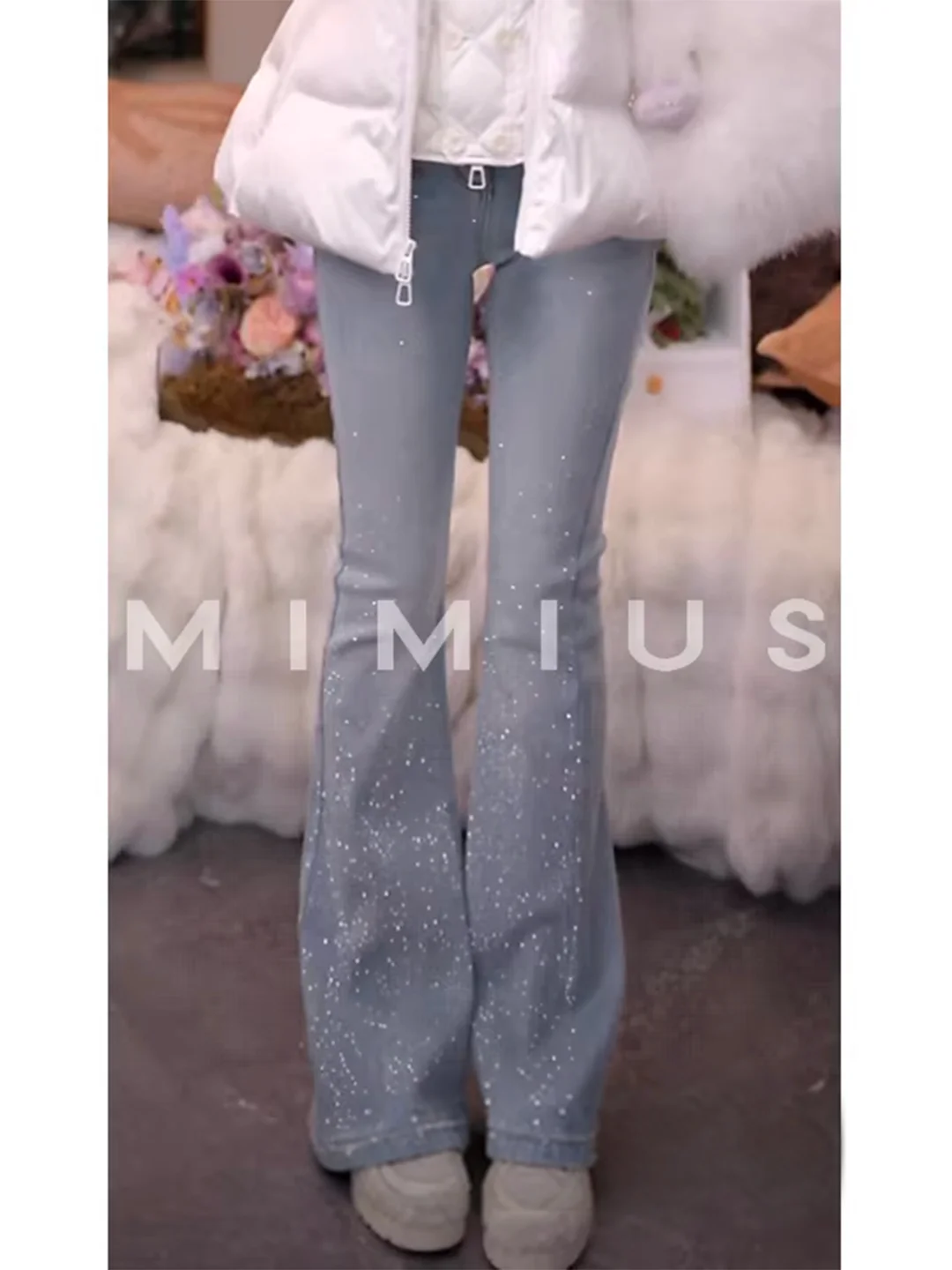 High Waist Stretchy Fce Lined Slim Fit Jeans Commute Ready Versatile Long Pants Early Spring Flay Micro Flared Denim
High Waist Stretchy Fce Lined Slim Fit Jeans Commute Ready Versatile Long Pants Early Spring Flay Micro Flared Denim