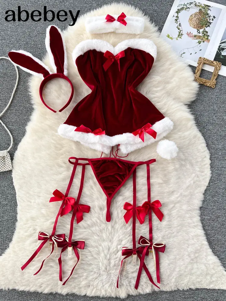 Bows Velvet Sweet Rompers Ladies maidservant Cosplay Lace Up Playsuits Y2K Korean Style Mesh Slim Bodysuits
Bows Velvet Sweet Rompers Ladies maidservant Cosplay Lace Up Playsuits Y2K Korean Style Mesh Slim Bodysuits