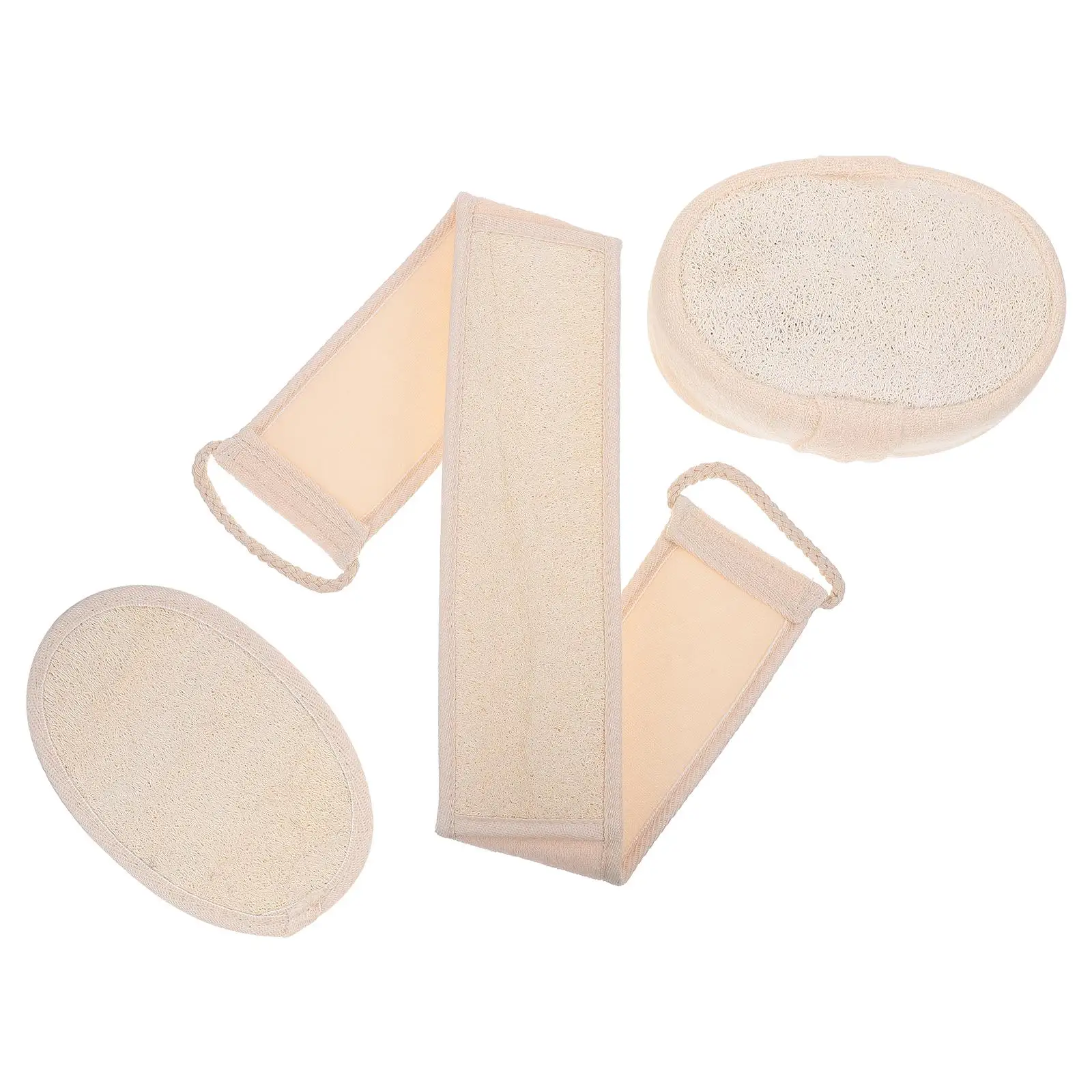 3 Pcs Loofah Bath Towel Set Portable Back Scrubber Tools Deep Cleaning Washcloth Bath Supplies Spa Quality Soft Material
3 Pcs Loofah Bath Towel Set Portable Back Scrubber Tools Deep Cleaning Washcloth Bath Supplies Spa Quality Soft Material