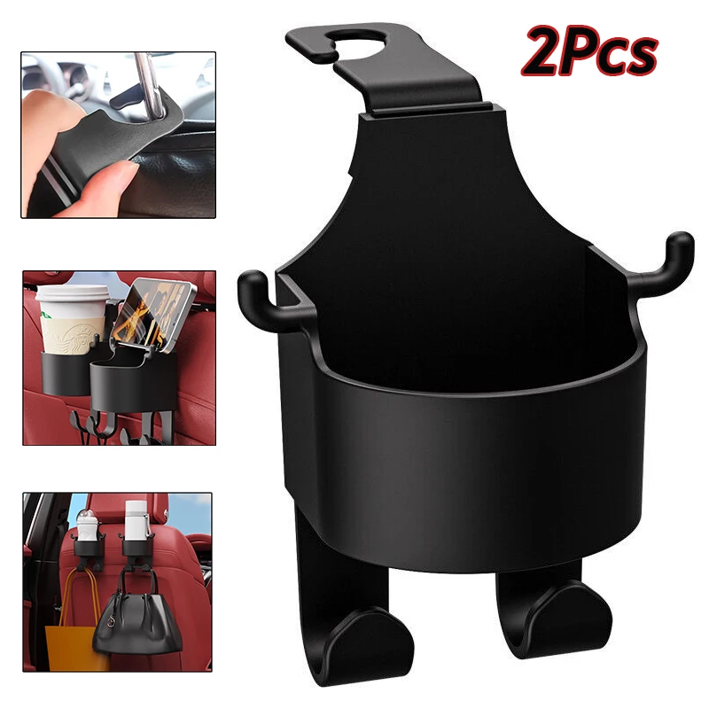 2Pcs Car Cup Holder Multi Purpose Car Seat Back Hook Drink Holder Phone Holder Storage Rack Car Interior Accessories
2Pcs Car Cup Holder Multi Purpose Car Seat Back Hook Drink Holder Phone Holder Storage Rack Car Interior Accessories