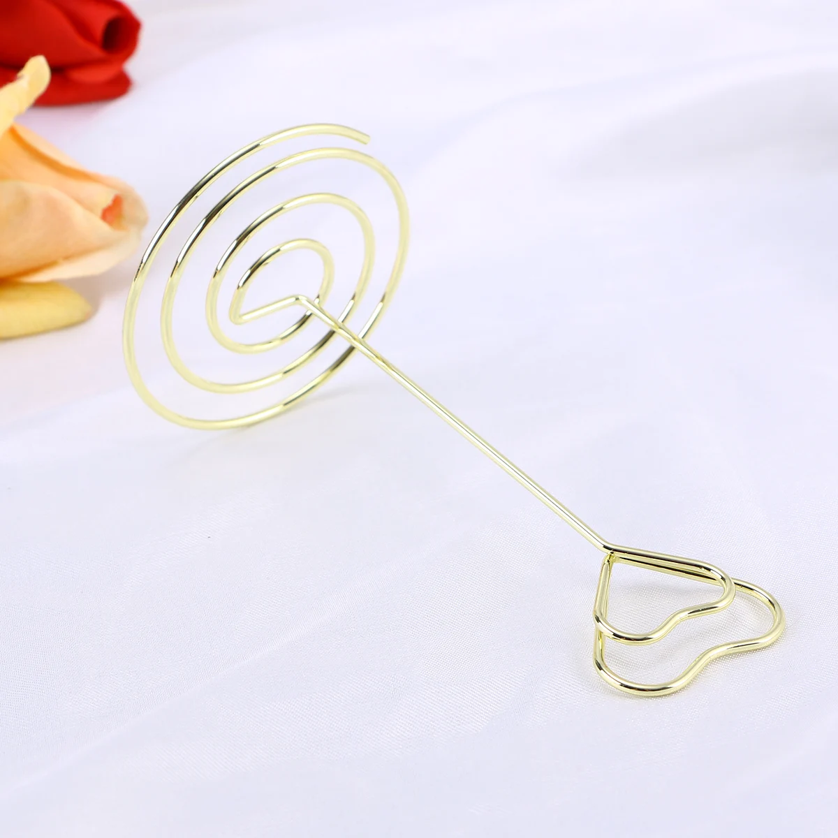 10 Pcs Heart Shaped Photo Clips Metal Memo Holders for Wedding Party Home Office Table Number Place Card Menu Note Stand
10 Pcs Heart Shaped Photo Clips Metal Memo Holders for Wedding Party Home Office Table Number Place Card Menu Note Stand