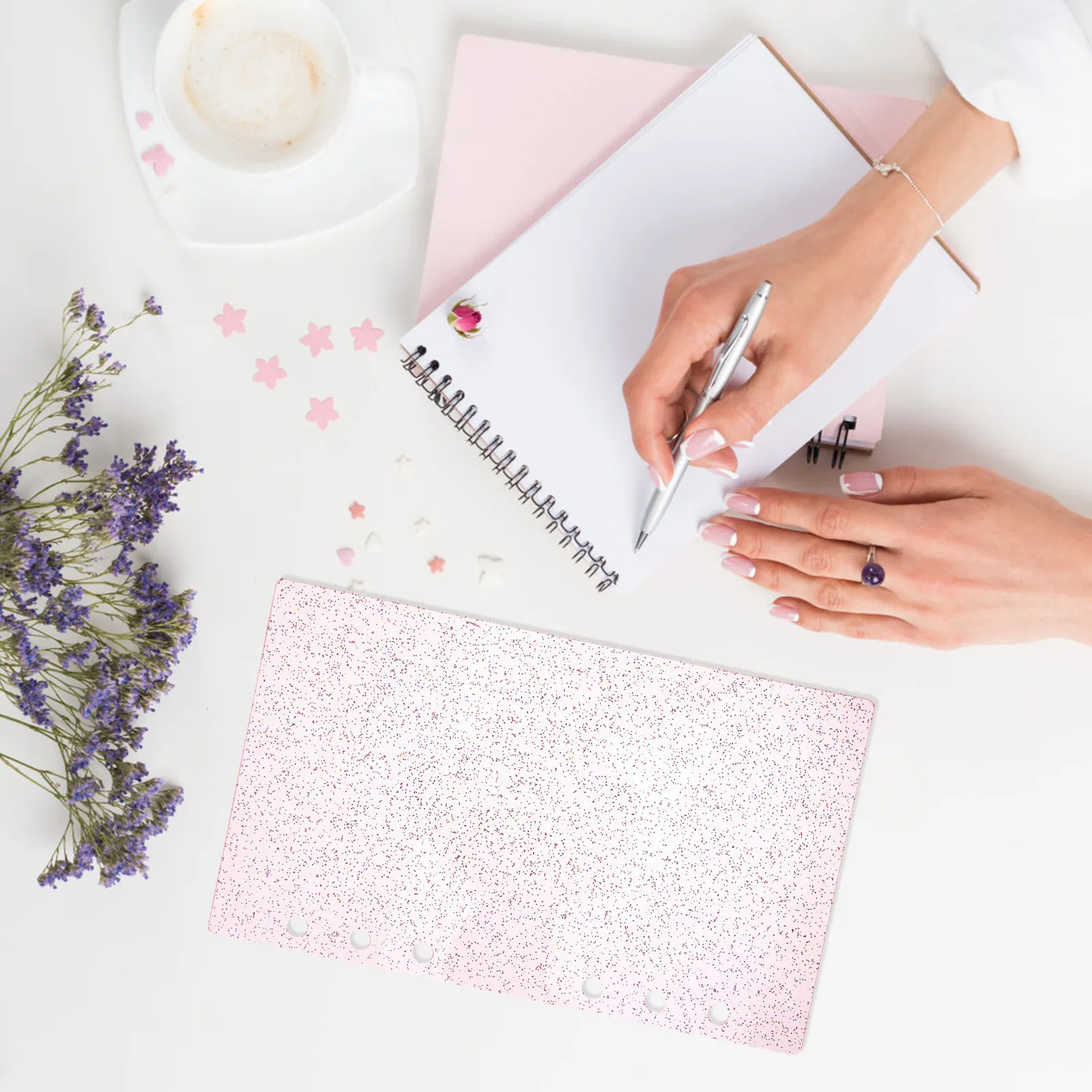 A6 6-Hole Acrylic Binder Shell Glittery Semitransparent Reusable Planner Cover Notebook Cover for Loose Leaf Organizers Students
A6 6-Hole Acrylic Binder Shell Glittery Semitransparent Reusable Planner Cover Notebook Cover for Loose Leaf Organizers Students