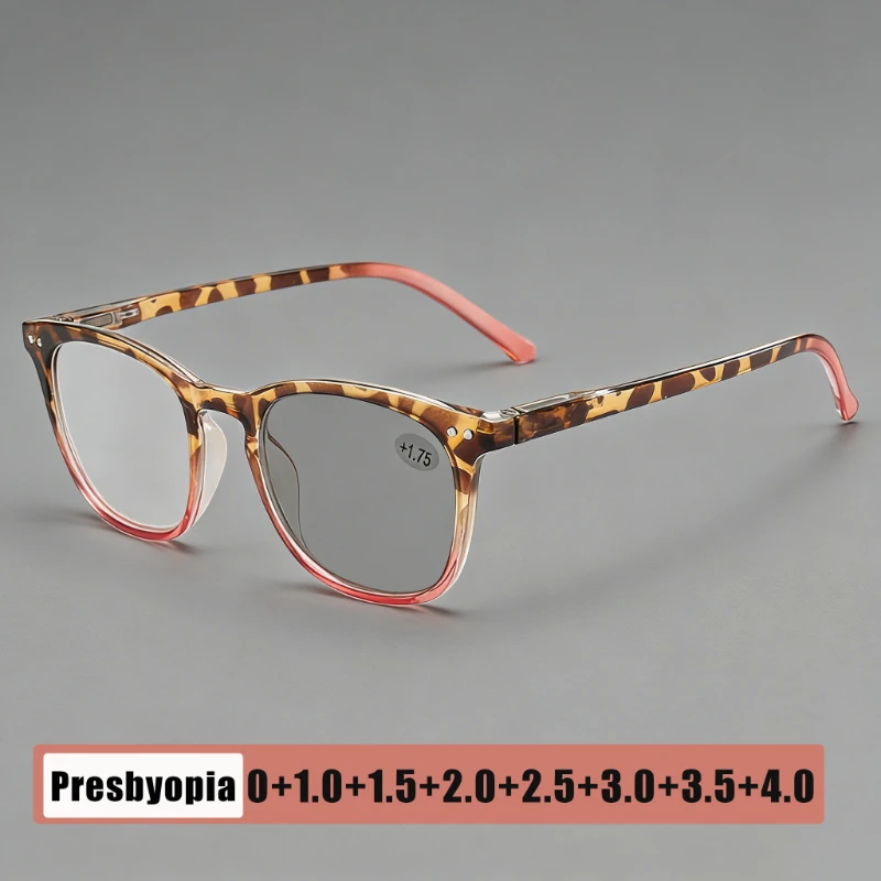 Fashion Cat-Eye Photochromic Presbyopia Glasses Large Frame Comfortable Blue Light Blocking Outdoor Turn Grey Reading Glasses
Fashion Cat-Eye Photochromic Presbyopia Glasses Large Frame Comfortable Blue Light Blocking Outdoor Turn Grey Reading Glasses