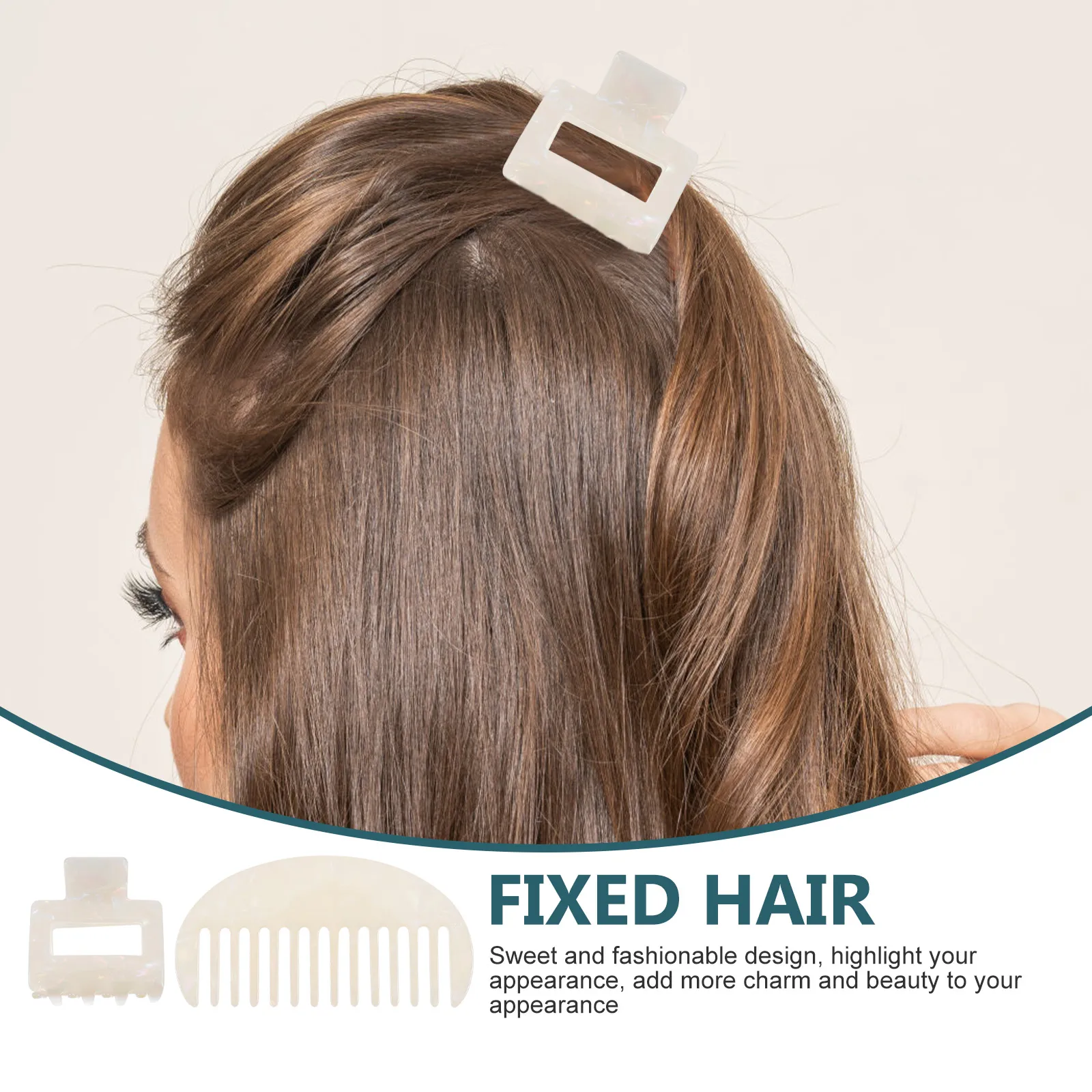 1 set 1 Set Clip Comb Stylish Accessories For Women Durable Chic Hair Accessories Chic Hair Clamphair Comb For All Hairstyles
1 set 1 Set Clip Comb Stylish Accessories For Women Durable Chic Hair Accessories Chic Hair Clamphair Comb For All Hairstyles