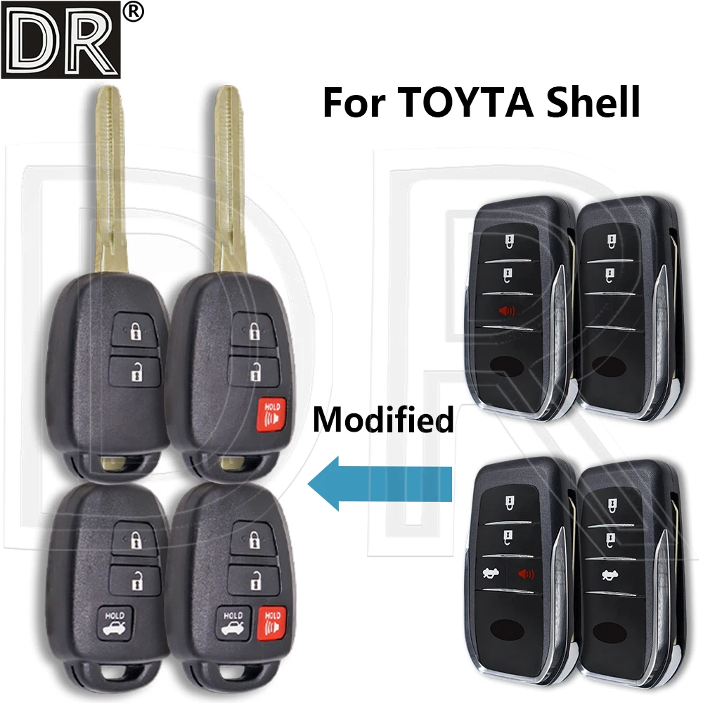Great Modified TOY43 Blade Flip Car Key Shell Case FOB For Toyota Corolla Camry RAV4 Highlander Pruis Tundra Tacoma
Great Modified TOY43 Blade Flip Car Key Shell Case FOB For Toyota Corolla Camry RAV4 Highlander Pruis Tundra Tacoma