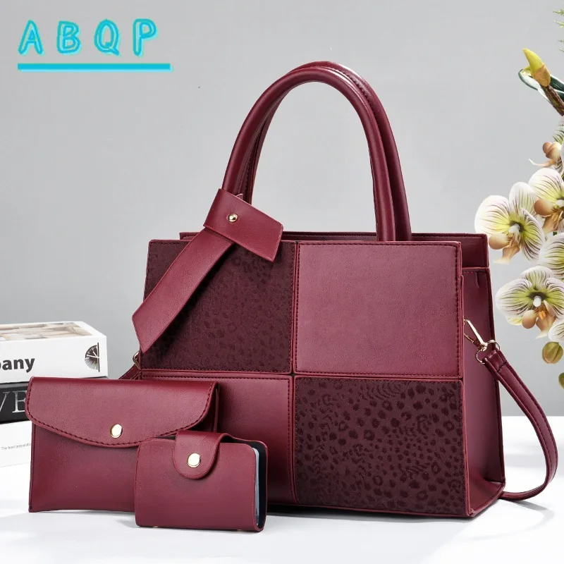 ABQP New Women's Handbags Luxury Brand 2-piece Set Women's Shoulder Crossbody Bag PU Large Capacity Fashion Casual Women's Bag
ABQP New Women's Handbags Luxury Brand 2-piece Set Women's Shoulder Crossbody Bag PU Large Capacity Fashion Casual Women's Bag