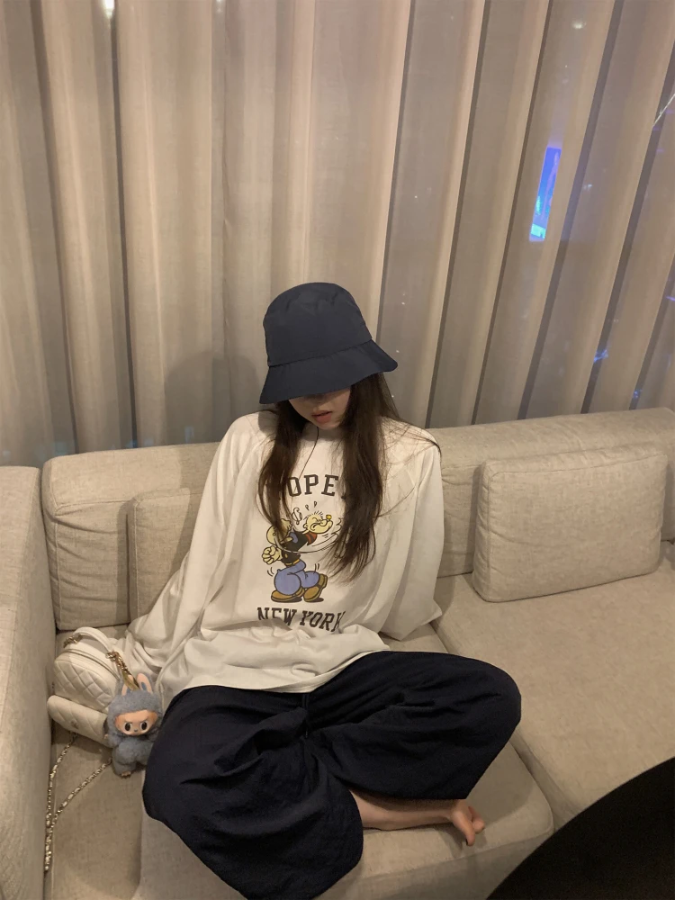 Свободная длинная футболка Sve с принтом глаз, корейский Sle для поездок на работу, хлопок, полиэстер, летняя тонкая круглая футболка, стандартная длина
Свободная длинная футболка Sve с принтом глаз, корейский Sle для поездок на работу, хлопок, полиэстер, летняя тонкая круглая футболка, стандартная длина