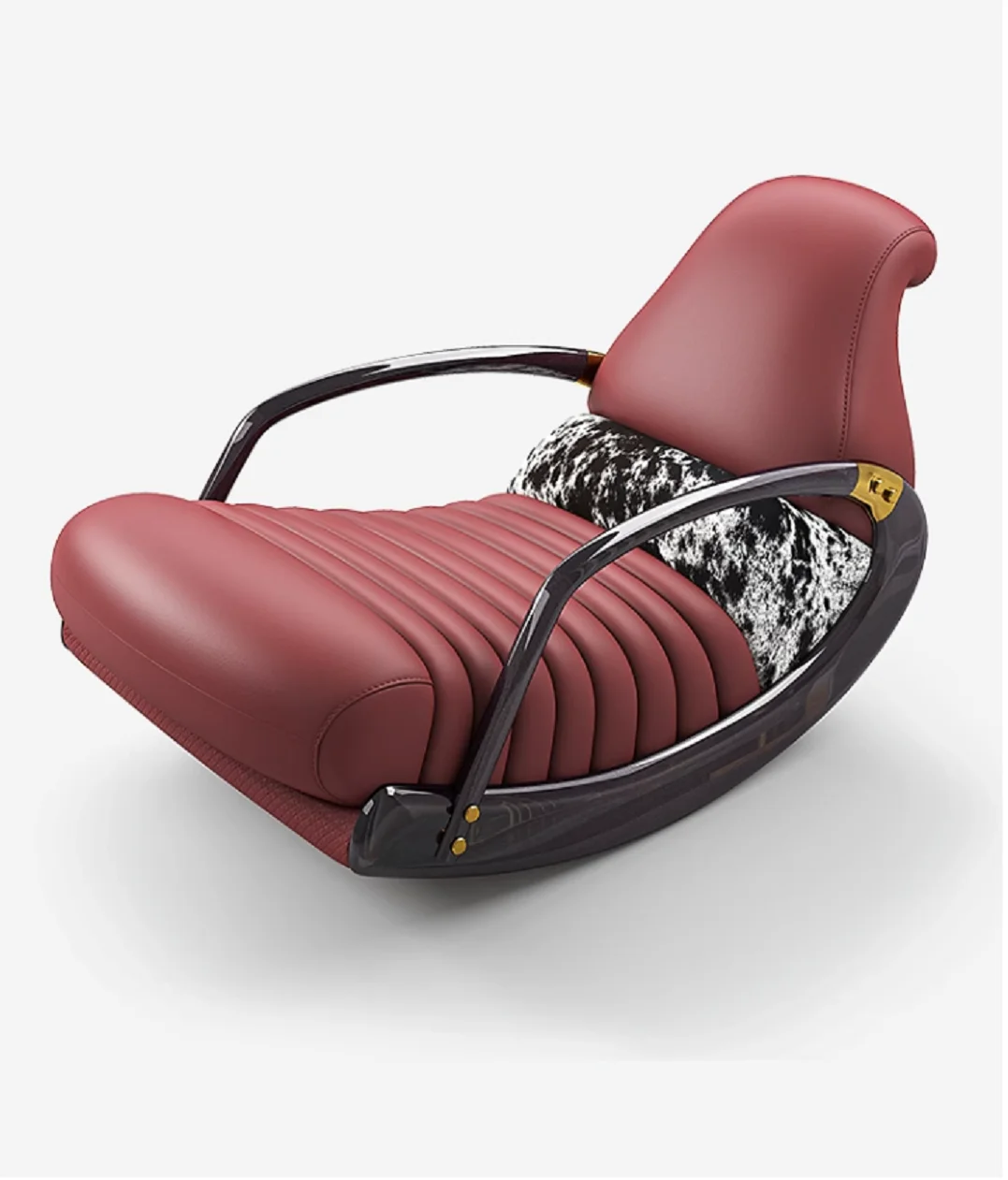Leonie series design leather rocking chair Caterpillar lounge chair art rocking chair
Leonie series design leather rocking chair Caterpillar lounge chair art rocking chair