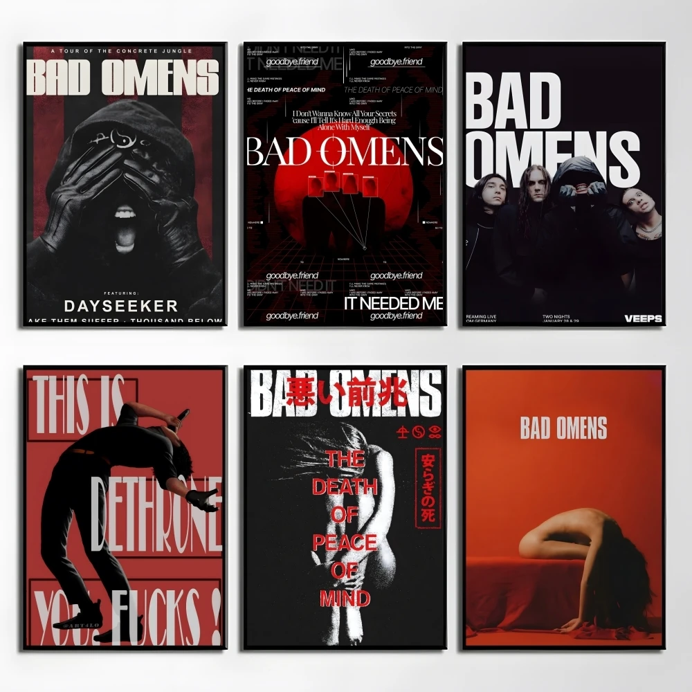 Music Band B-Bad Omens Poster Elegant And Affordable Wall Art Stickers For Dormitory Living Room And Bedroom Spaces
Music Band B-Bad Omens Poster Elegant And Affordable Wall Art Stickers For Dormitory Living Room And Bedroom Spaces
