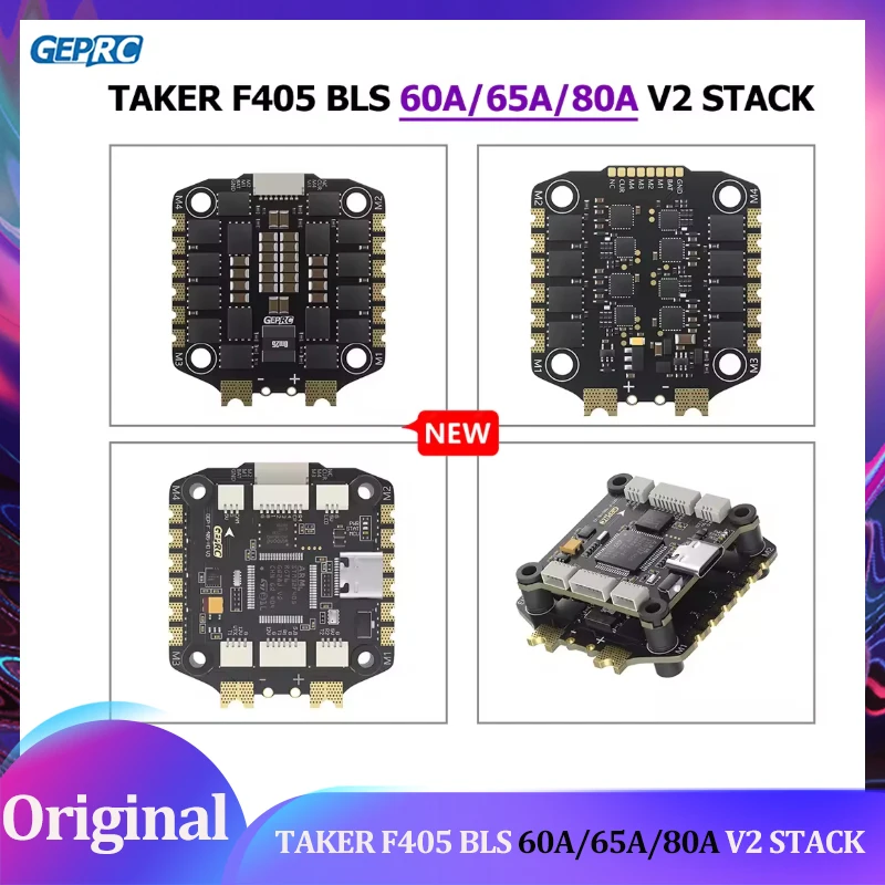 GEPRC TAKER F405 BLS 60A 65A 80A V2 STACK 4IN1 ESC AT7456E chip 16MB Black Box Data Analyze Record Flight Data for RC FPV Drone
GEPRC TAKER F405 BLS 60A 65A 80A V2 STACK 4IN1 ESC AT7456E chip 16MB Black Box Data Analyze Record Flight Data for RC FPV Drone