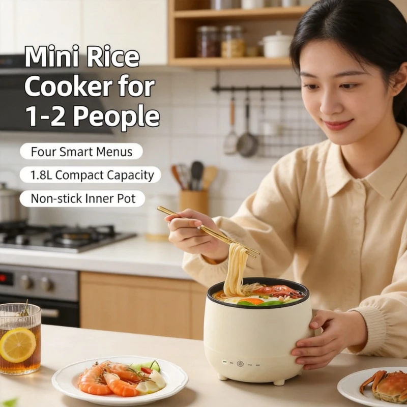 110V Multifunctional Mini Electric Rice Cooker Intelligent Small Cooking Pot for Porridge and Hot Pot Dormitory Student Use
110V Multifunctional Mini Electric Rice Cooker Intelligent Small Cooking Pot for Porridge and Hot Pot Dormitory Student Use
