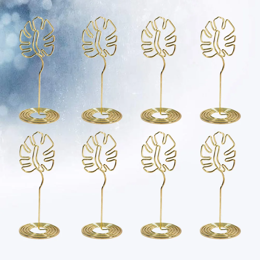 8 Pcs Desk Cord Holder The Wire Table Number Holders Decorations Artificial Palm Leaves Banquet
8 Pcs Desk Cord Holder The Wire Table Number Holders Decorations Artificial Palm Leaves Banquet