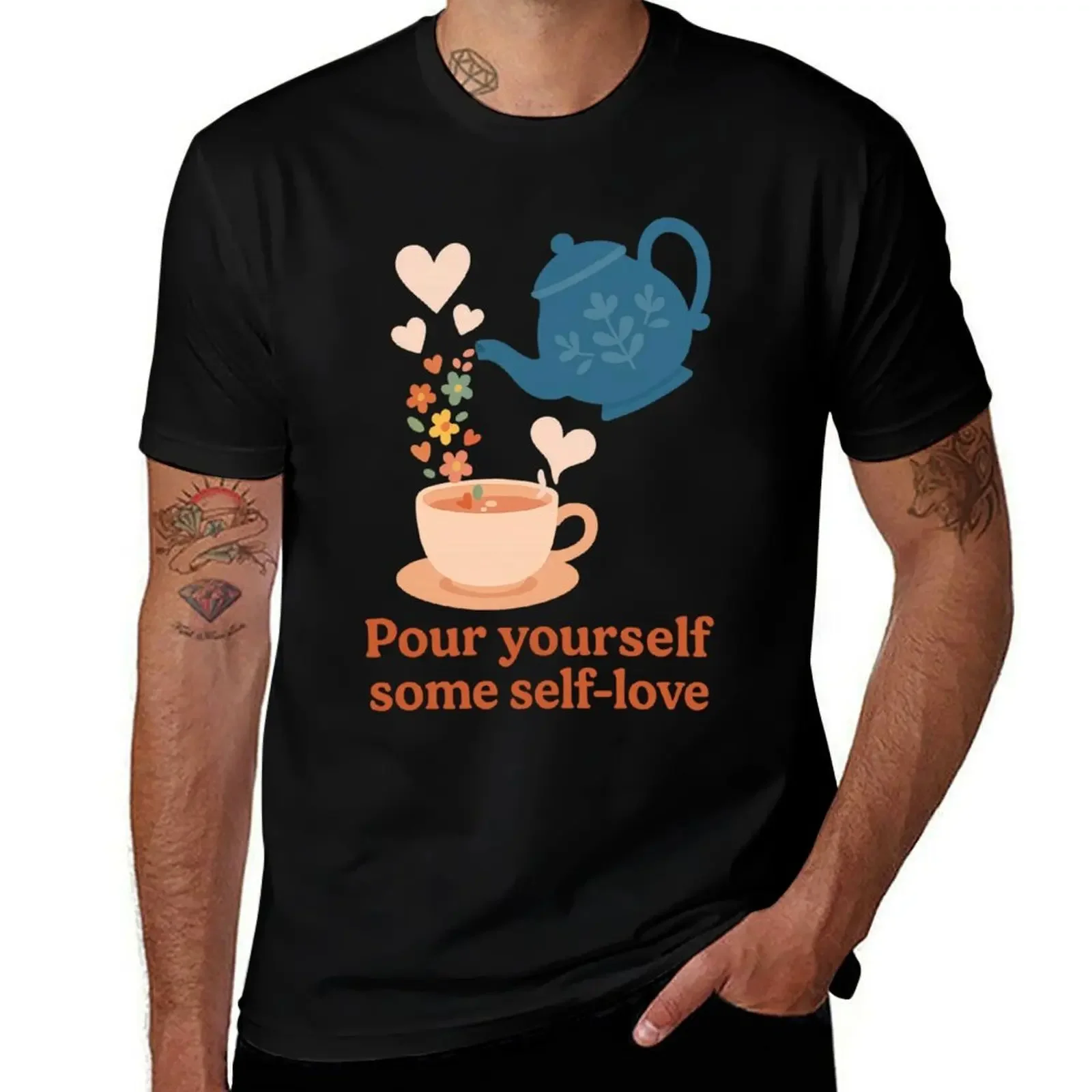 Pour Yourself Some Self-Love – Cozy Tea Self-Care Illustration T-Shirt shirts graphic tee funny costumes outfits for men
Pour Yourself Some Self-Love – Cozy Tea Self-Care Illustration T-Shirt shirts graphic tee funny costumes outfits for men
