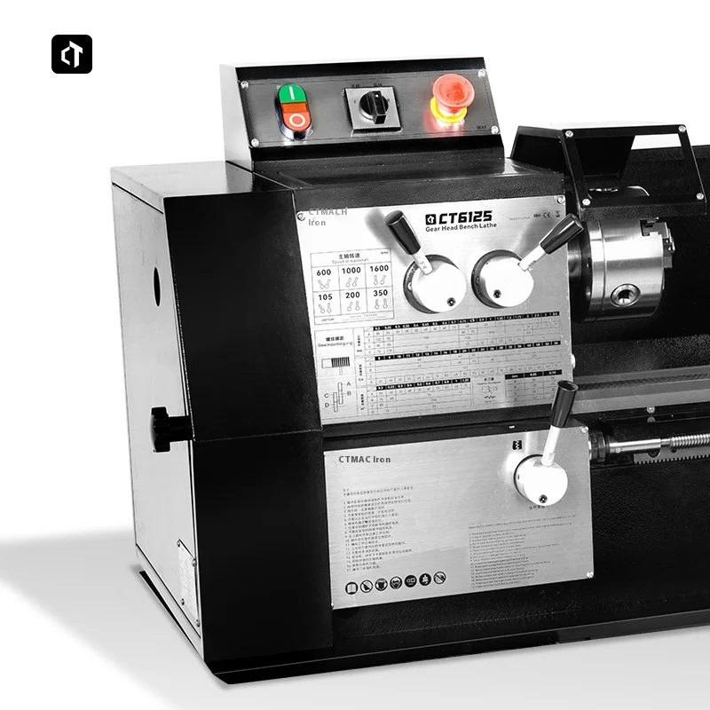 CT6125 New Household Desktop Mini Lathe 220V Horizontal Bench Lathe Medium Manual Grade Machining Gear Speed Core Motor
CT6125 New Household Desktop Mini Lathe 220V Horizontal Bench Lathe Medium Manual Grade Machining Gear Speed Core Motor