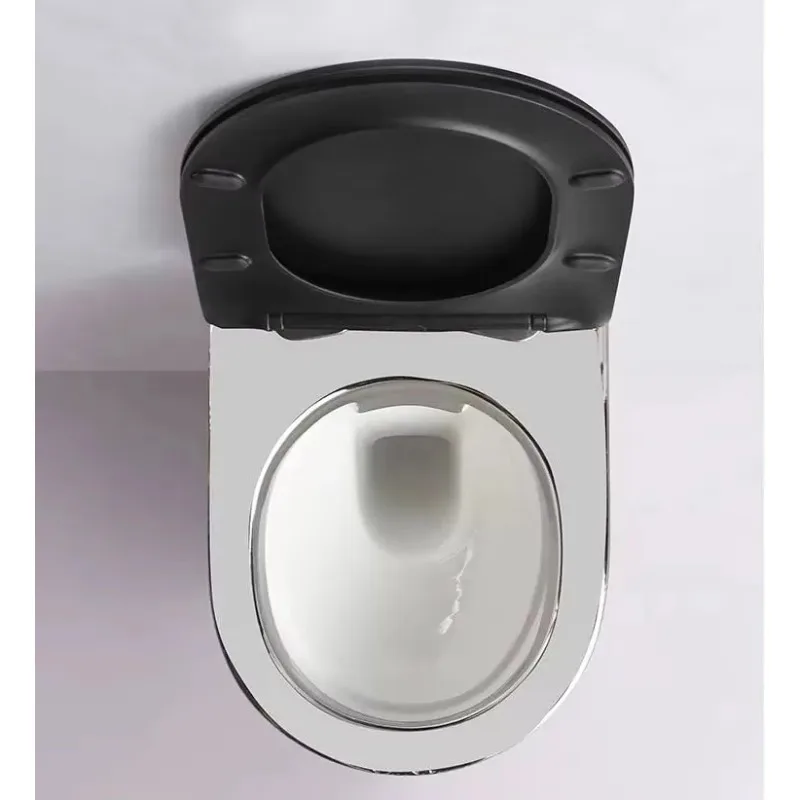 New Plating Wall Hung Wc Bathroom Floating Toilet Bowl Gold and Silver Color Ceramic Hanging Toilet
New Plating Wall Hung Wc Bathroom Floating Toilet Bowl Gold and Silver Color Ceramic Hanging Toilet
