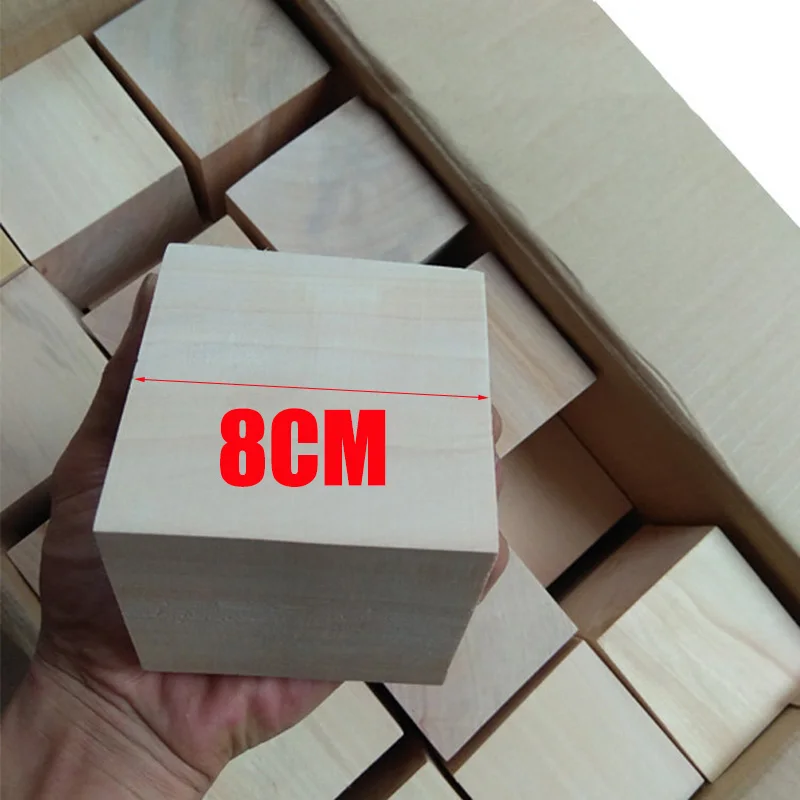 1Pc 0.8/1/1.5/2/2.5/3/3.5/4/5/6/8CM Wood Cube Blocks Square Wooden Cubes for DIY Crafts Model Building
1Pc 0.8/1/1.5/2/2.5/3/3.5/4/5/6/8CM Wood Cube Blocks Square Wooden Cubes for DIY Crafts Model Building