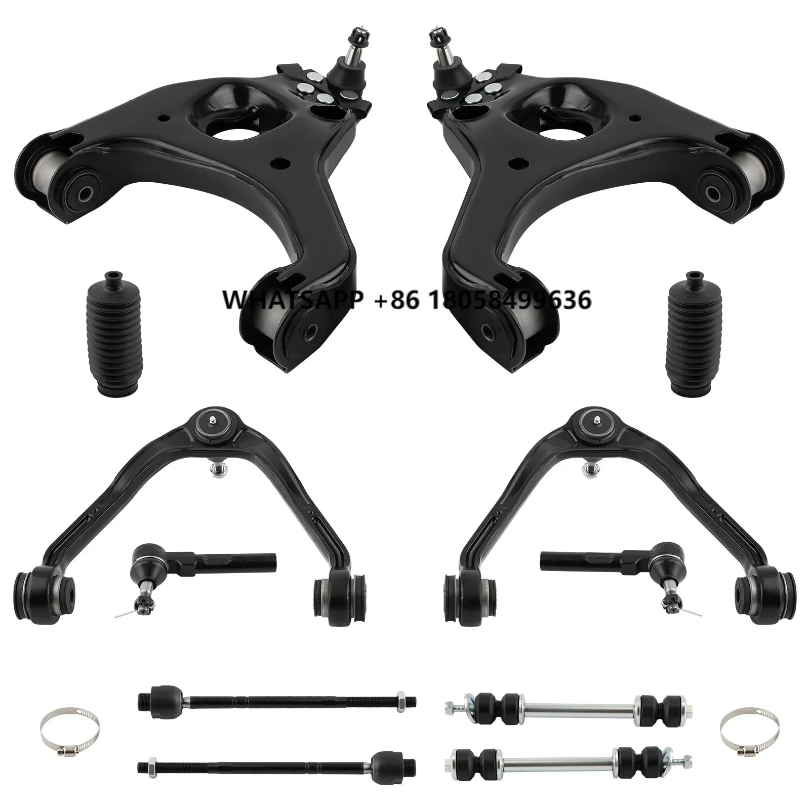 12x Front Upper & Lower Control Arms Sway Bar Link Kit for Chevrolet Silverado 1500 GMC Sierra 1500 99-06 RWD
12x Front Upper & Lower Control Arms Sway Bar Link Kit for Chevrolet Silverado 1500 GMC Sierra 1500 99-06 RWD