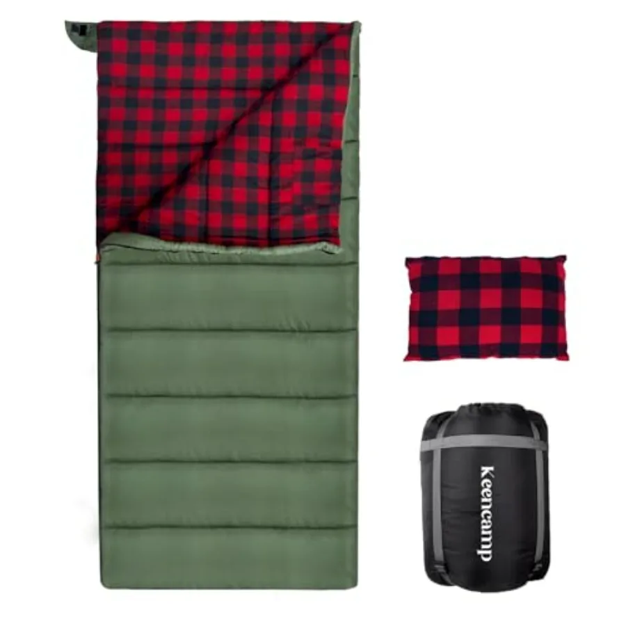 Winter cold weather sleeping bag for adults, cotton flannel, navy blue, 0-degree rated, XXL size, 4-season use, includes pillow
Winter cold weather sleeping bag for adults, cotton flannel, navy blue, 0-degree rated, XXL size, 4-season use, includes pillow