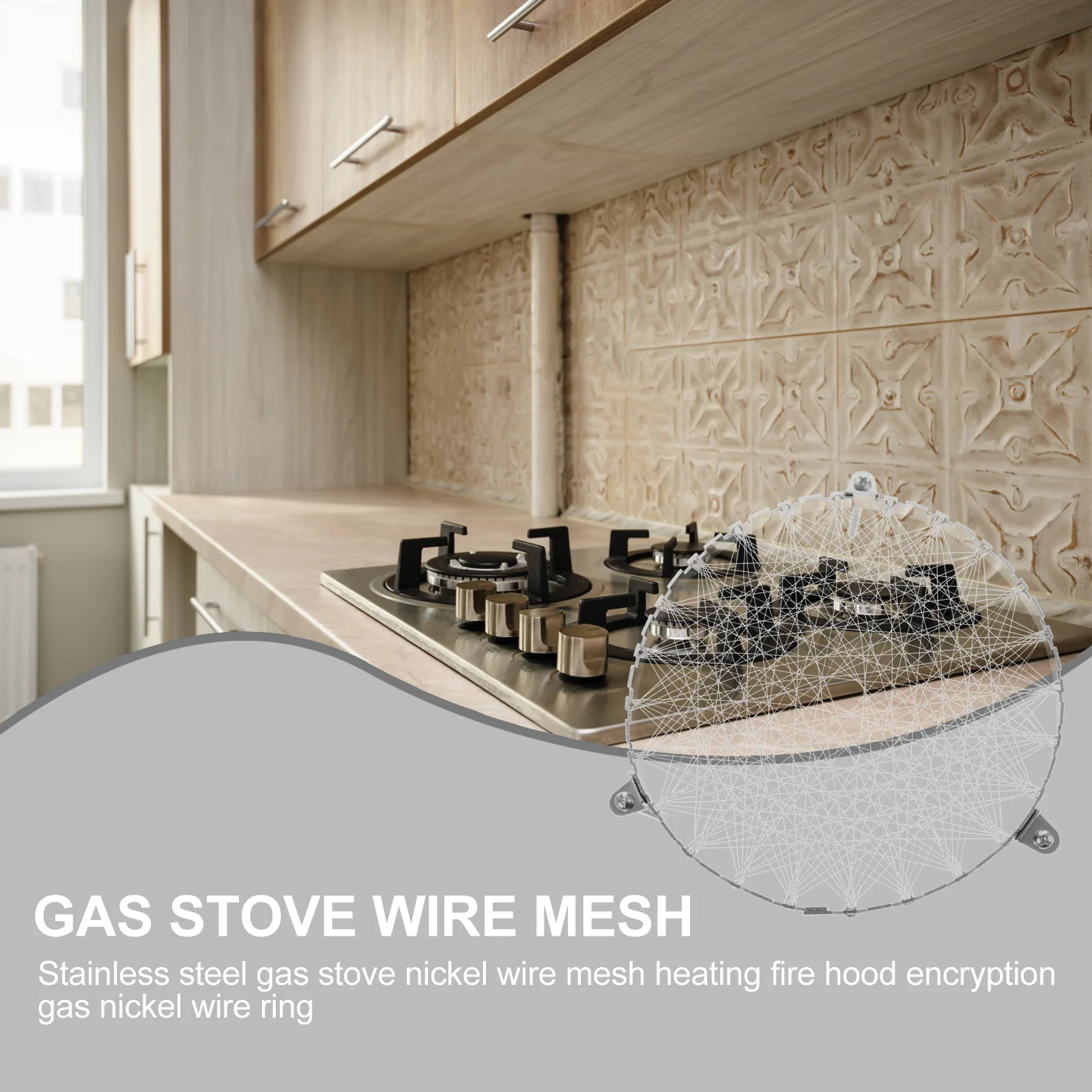 Premium Nickel Wire Mesh for Gas Stove Stainless Steel Flame Diffuser Home Kitchen Cooking Efficiency Enhancer Stove Net
Premium Nickel Wire Mesh for Gas Stove Stainless Steel Flame Diffuser Home Kitchen Cooking Efficiency Enhancer Stove Net