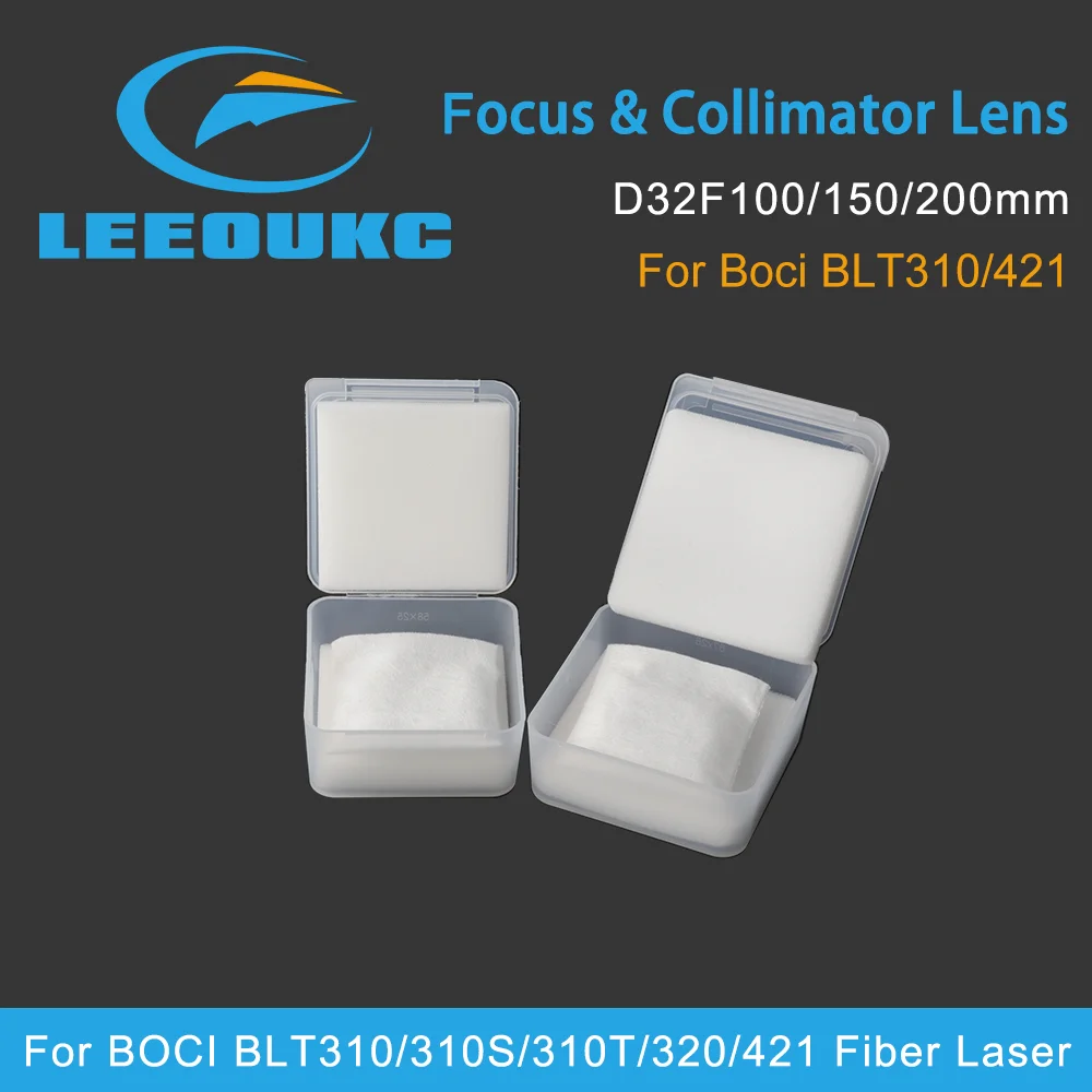 Boci BOCHU BLT310/421 Collimator Focus Lens D32 F100 F150 F200mm Fused Silica Lens For BLT310/310ST/421 Fiber Laser Cutting Head
Boci BOCHU BLT310/421 Collimator Focus Lens D32 F100 F150 F200mm Fused Silica Lens For BLT310/310ST/421 Fiber Laser Cutting Head