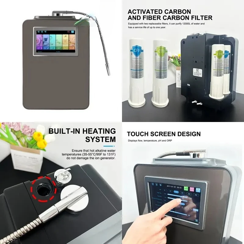 Alkaline Water Ion Generator Water Generator Ion Generator Machine Water Purifier for Home Use
Alkaline Water Ion Generator Water Generator Ion Generator Machine Water Purifier for Home Use