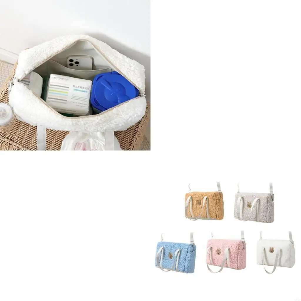 Diaper Bag Embroidered Rabbit Pattern Handbag Lightweight Pram Hanging Bag 4XBC
Diaper Bag Embroidered Rabbit Pattern Handbag Lightweight Pram Hanging Bag 4XBC