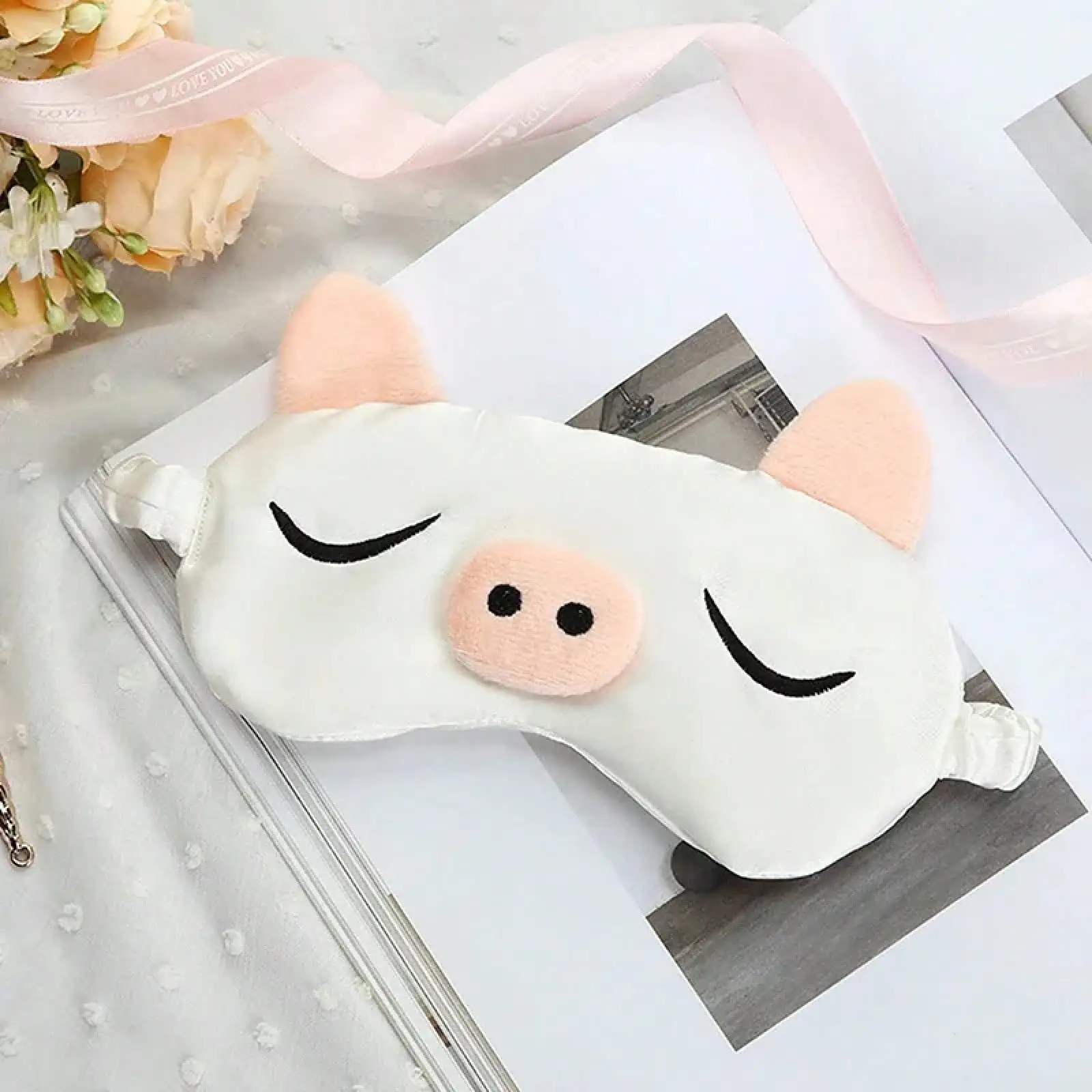 Pink Sleeping Mask Travel Relax Eye Cover For Women
Pink Sleeping Mask Travel Relax Eye Cover For Women