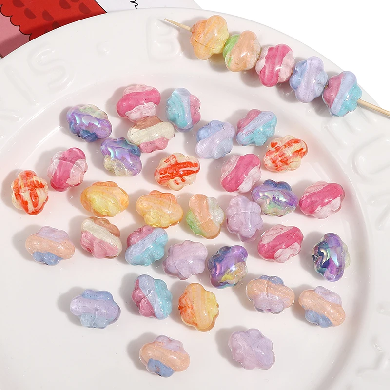 1pc Oil Painting Gradient Color Resin Beads 15x19mm Cloud Shape Loose Spacer Beads to Make Key Chain DIY Jewelry Making Supplies
1pc Oil Painting Gradient Color Resin Beads 15x19mm Cloud Shape Loose Spacer Beads to Make Key Chain DIY Jewelry Making Supplies
