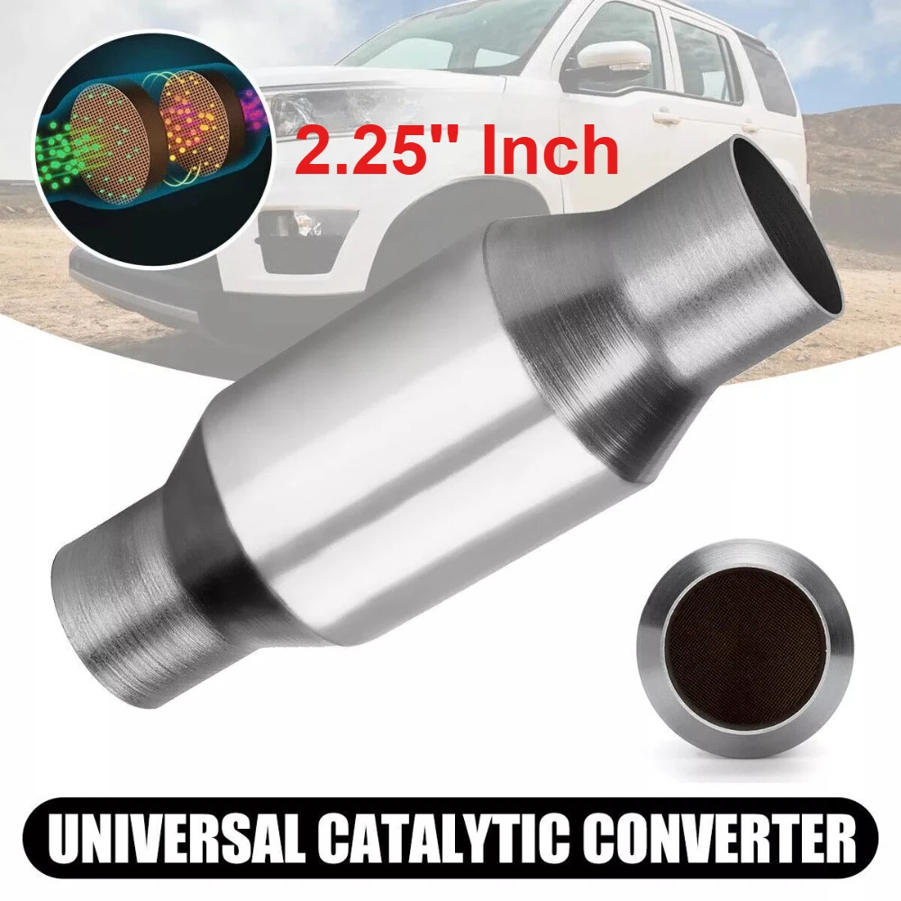 Универсальный каталитический нейтрализатор 2,25 дюйма, 5,75 см, выхлоп, 400 ячеек, катализатор с высокой производительностью потока, нержавеющая сталь, сварной набор
Универсальный каталитический нейтрализатор 2,25 дюйма, 5,75 см, выхлоп, 400 ячеек, катализатор с высокой производительностью потока, нержавеющая сталь, сварной набор